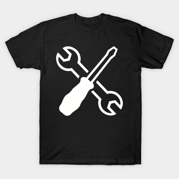 Screw wrench screwdriver T-Shirt by Designzz